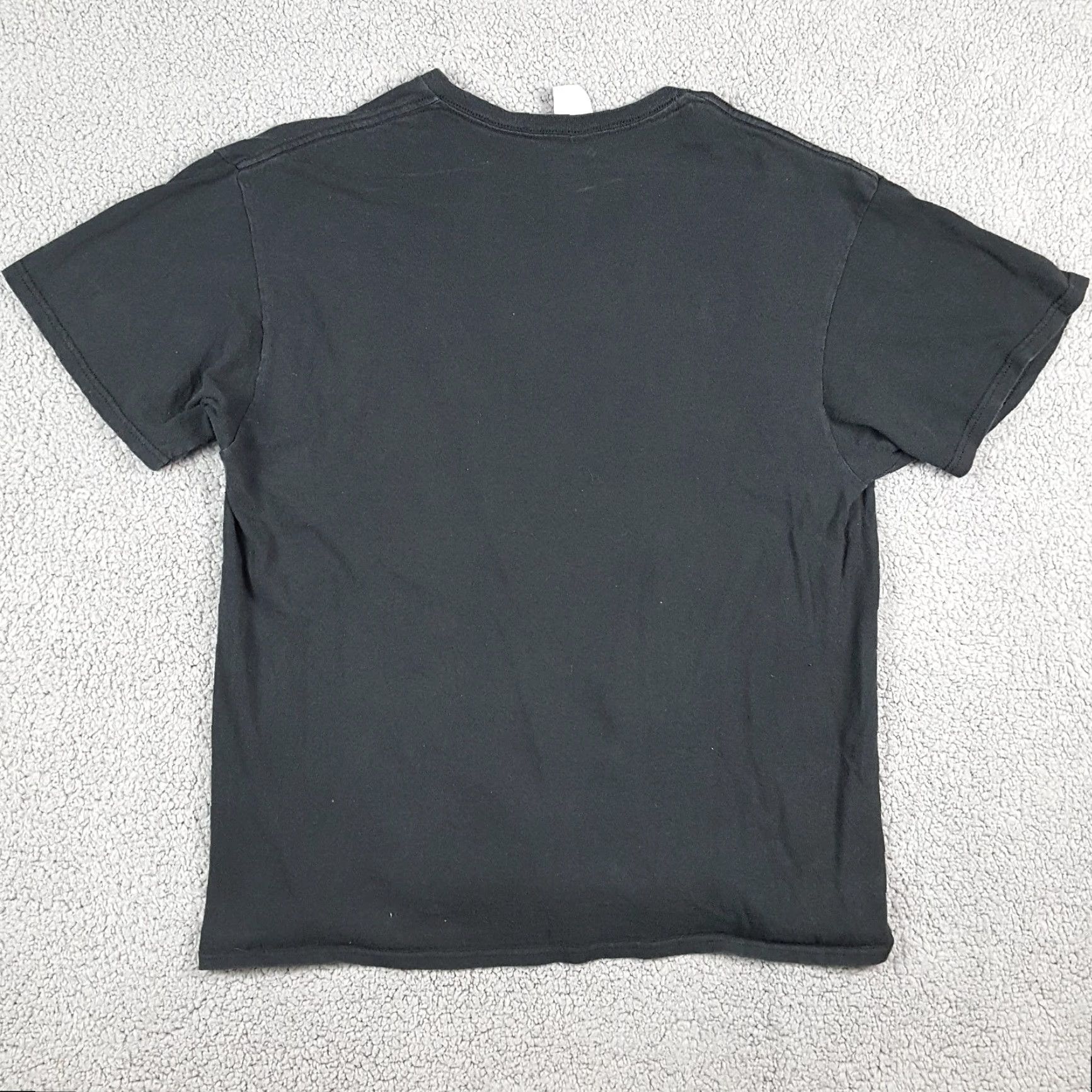 Delta VINTAGE Delta Men's T-Shirt 90s Hip Hop Music Embroidered Logo Black L Size US L / EU 52-54 / 3 - 7 Thumbnail