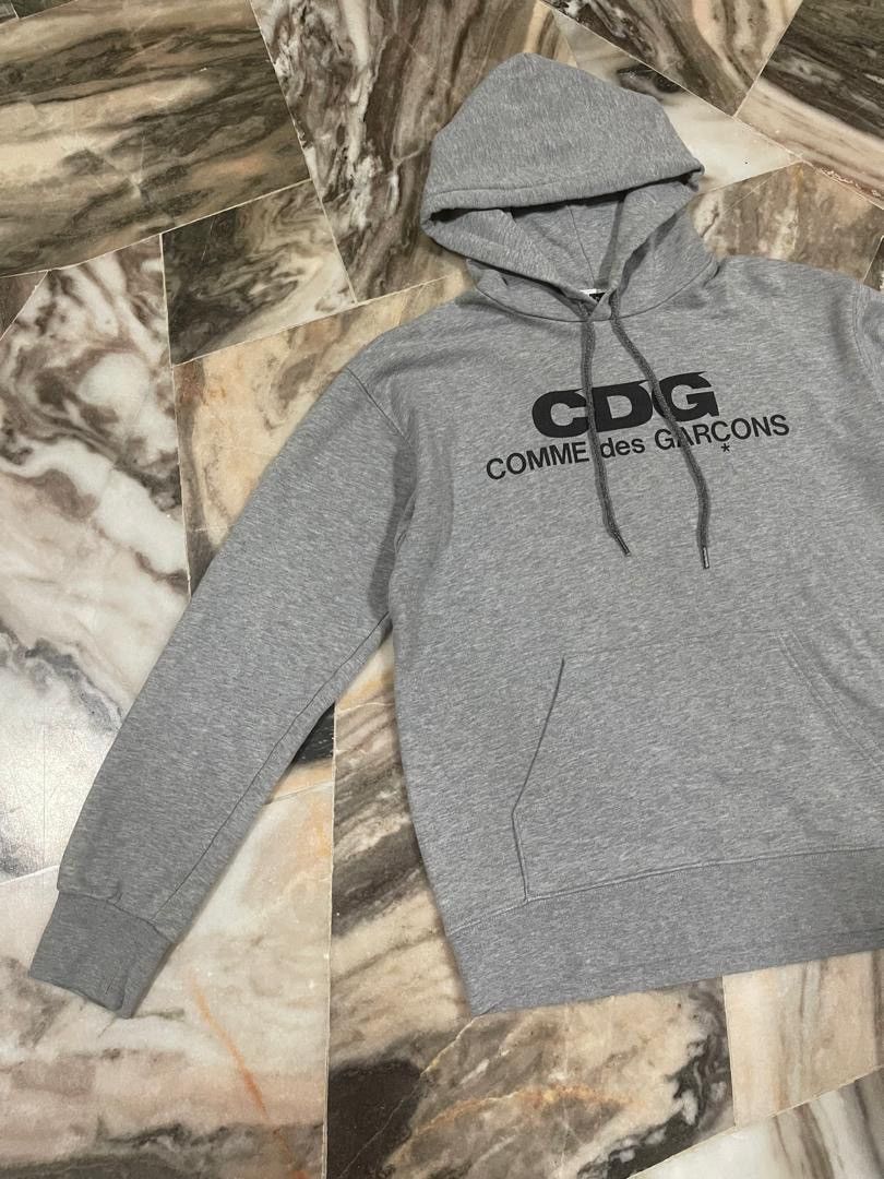 CDG by Comme des Garcons AD2019 Comme Des Garcons CDG Grey Hoodie Size US XL / EU 56 / 4 - 4 Thumbnail