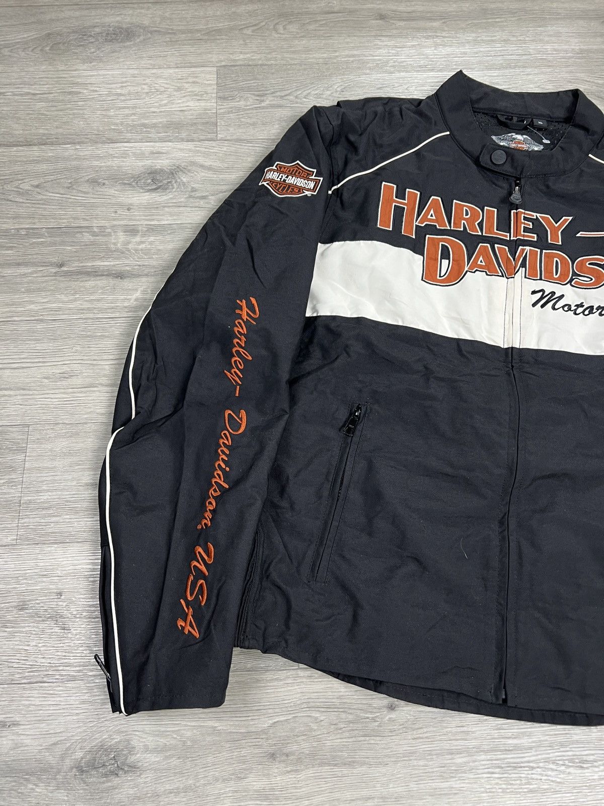 Harley Davidson HARLEY DAVIDSON MOTORCYCLES XL Vented Nylon Racing Jacket Size US XL / EU 56 / 4 - 3 Thumbnail