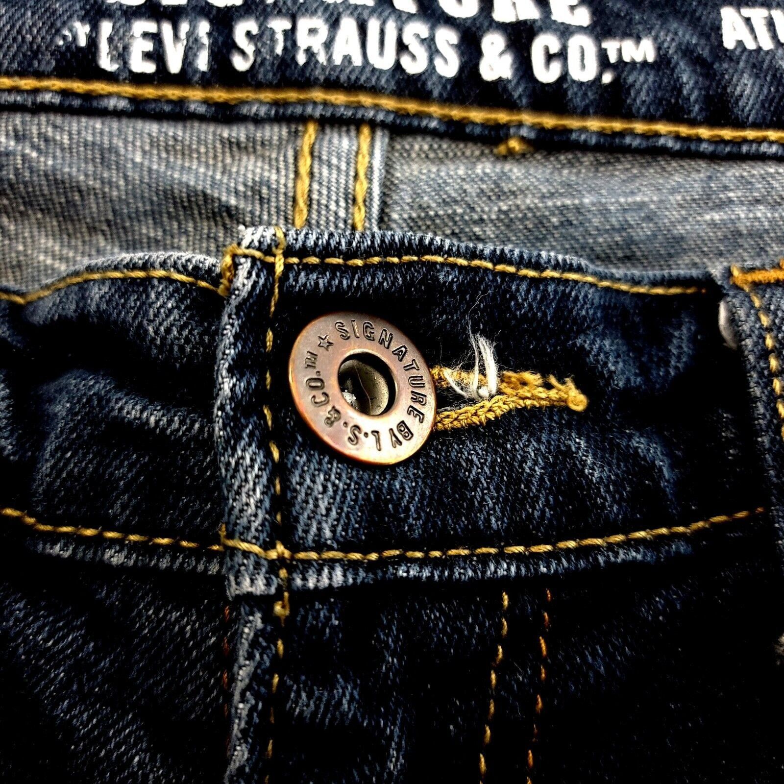 Levi's Levi's Signature Athletic Denim Cotton Denim Low Rise Whiske Size US 30 / EU 46 - 6 Thumbnail