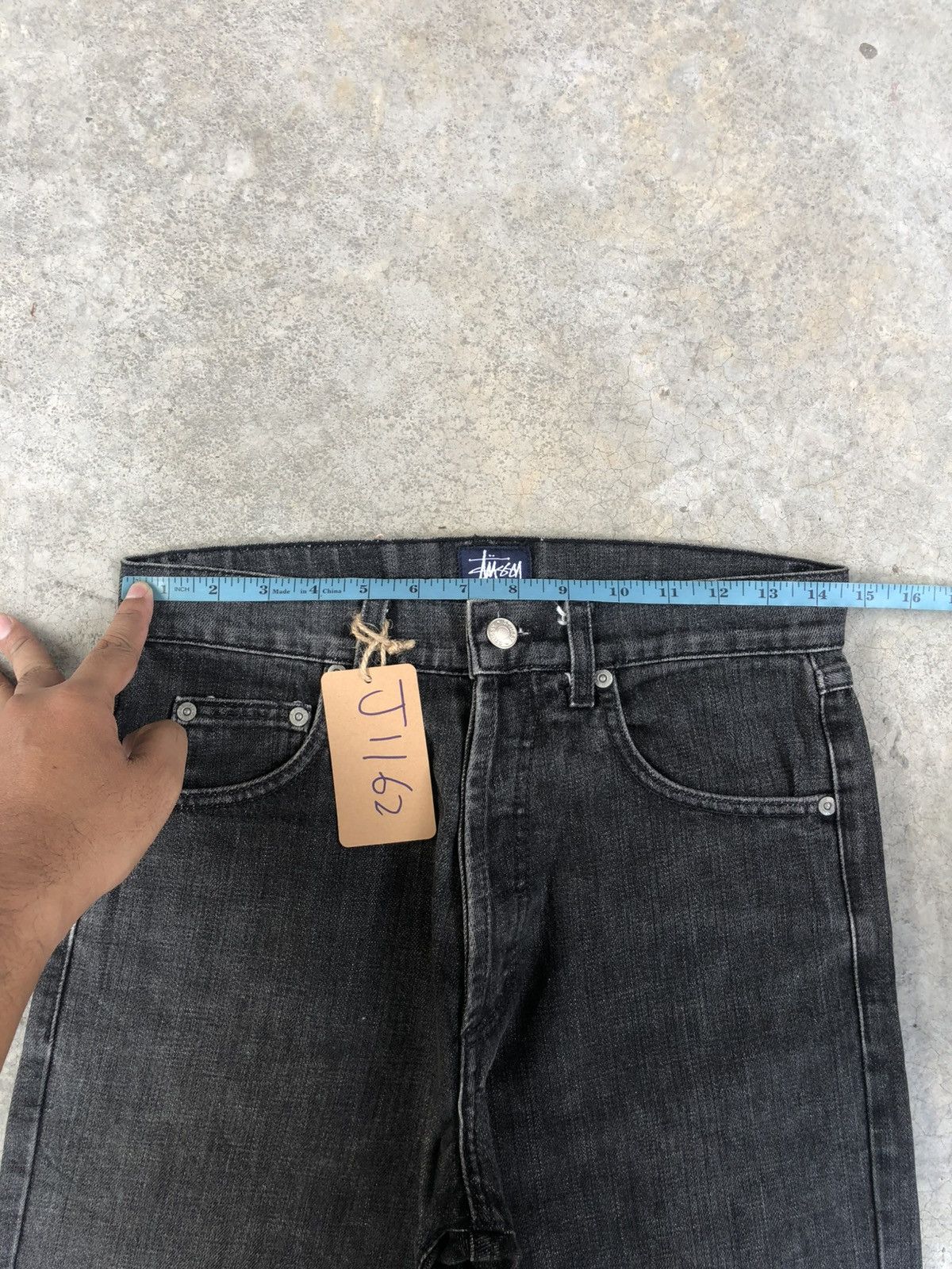Stussy Stussy Spell out Jeans Distressed Denim Size US 29 - 23 Thumbnail