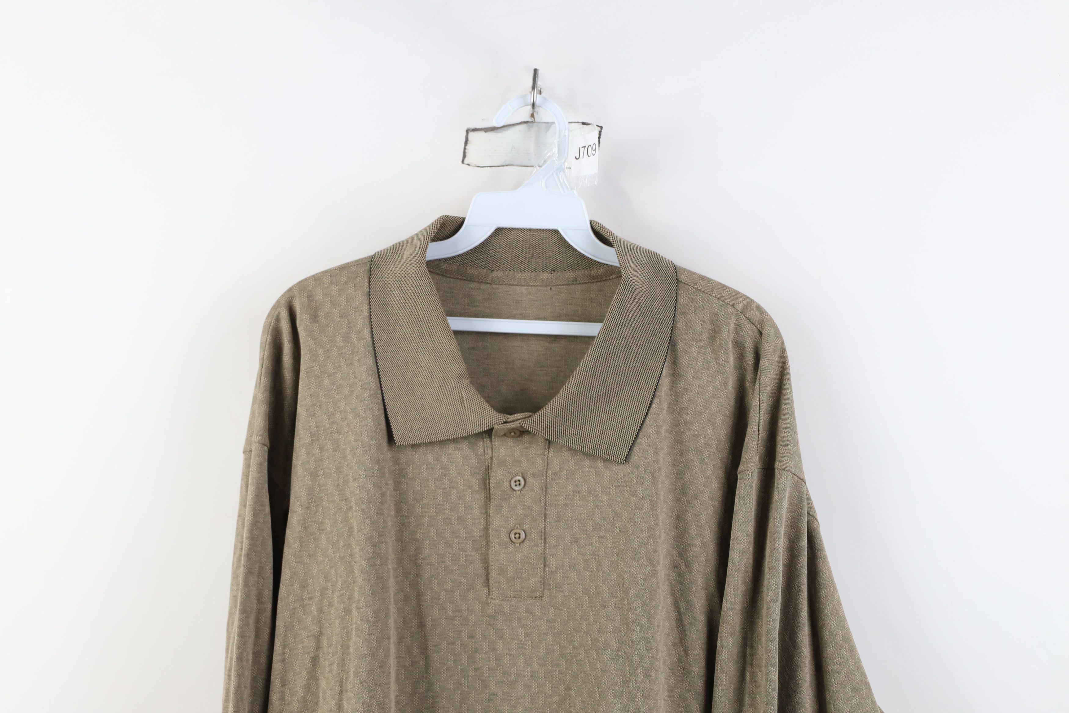 Vintage Vintage 90s Streetwear Knit Pullover Long Sleeve Polo Size US XXL / EU 58 / 5 - 2 Thumbnail