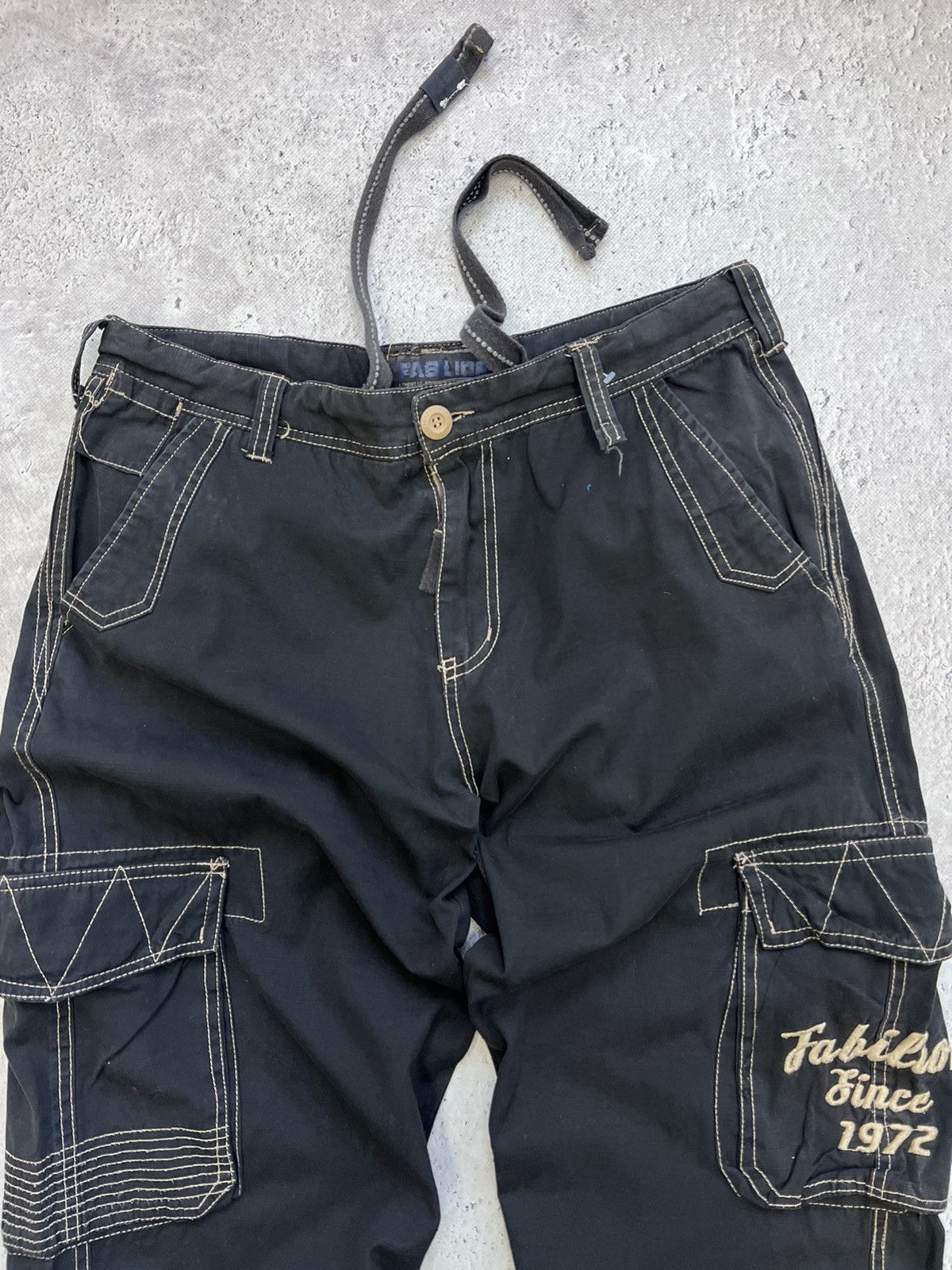 Japanese Brand × Junya Watanabe × Vintage Vintage Archive Avantgarde Cargo Junya Watanabe Vibe Pants Size US 32 / EU 48 - 7 Thumbnail