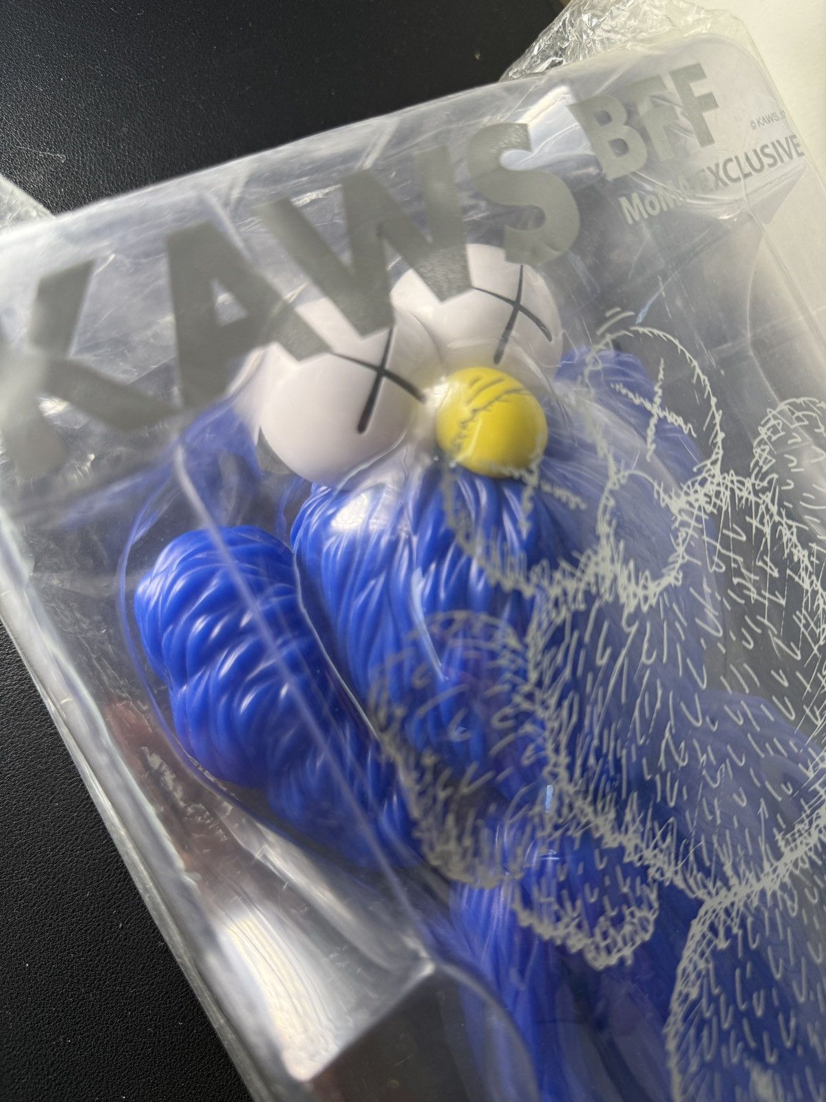 Kaws Brand New KAWS BFF Blue Medicom Toy Figure Size ONE SIZE - 3 Thumbnail