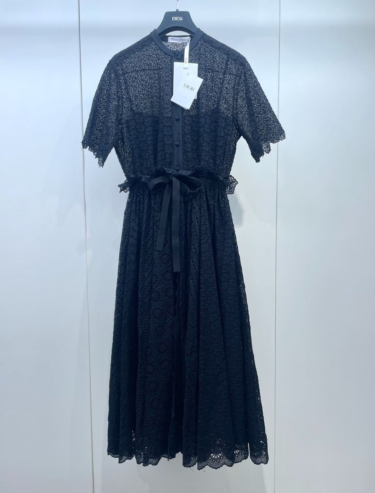 Dior Dior Cotton Lace Strappy Dress Size XS / US 0-2 / IT 36-38 - 1 Thumbnail