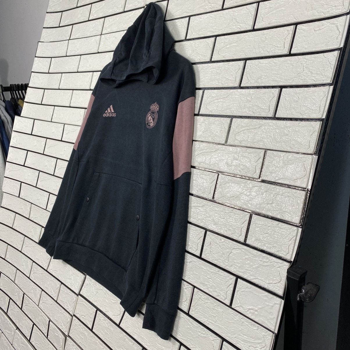 Adidas 📌Vintage Hoodie Adidas Real Madrid Football Club Size US L / EU 52-54 / 3 - 3 Thumbnail
