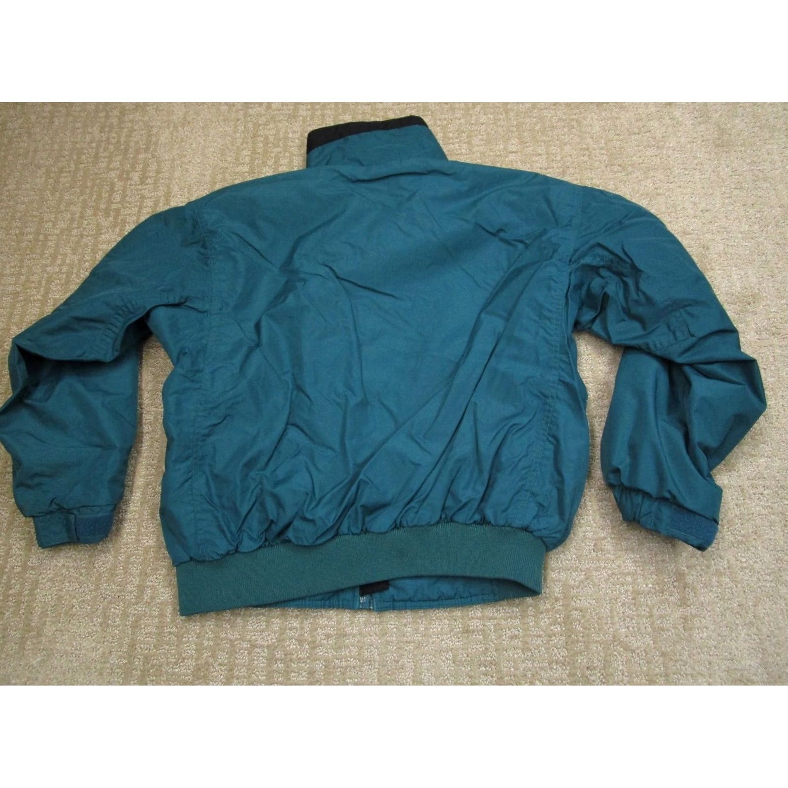 Vintage Columbia Jacket Women M Blue Teal Plaid Insulated Lined Bomber 90s Outdoor Vintage Ski Coat Size M / US 6-8 / IT 42-44 - 4 Thumbnail