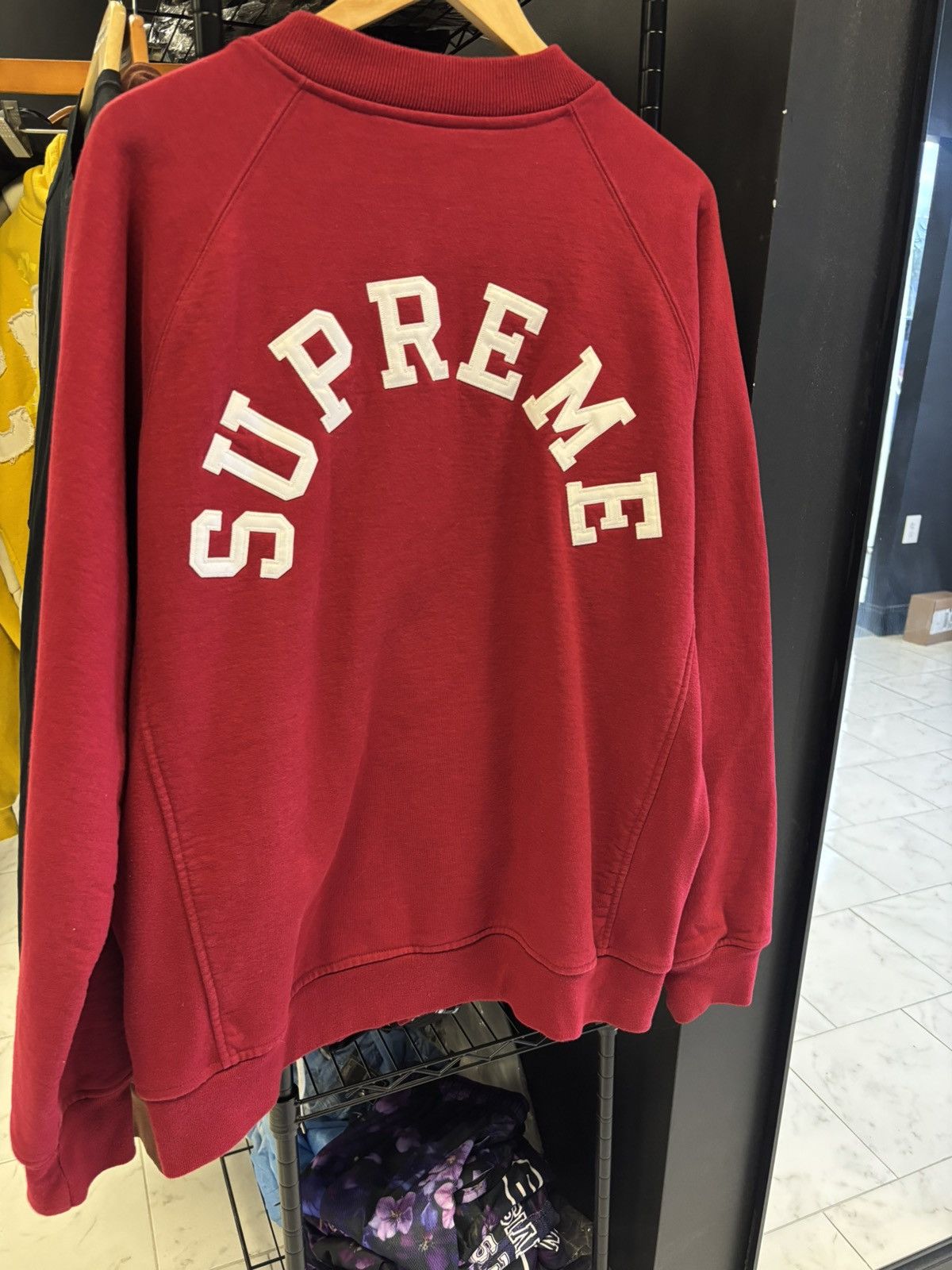 Supreme Supreme varsity jacket red Size US XL / EU 56 / 4 - 1 Thumbnail