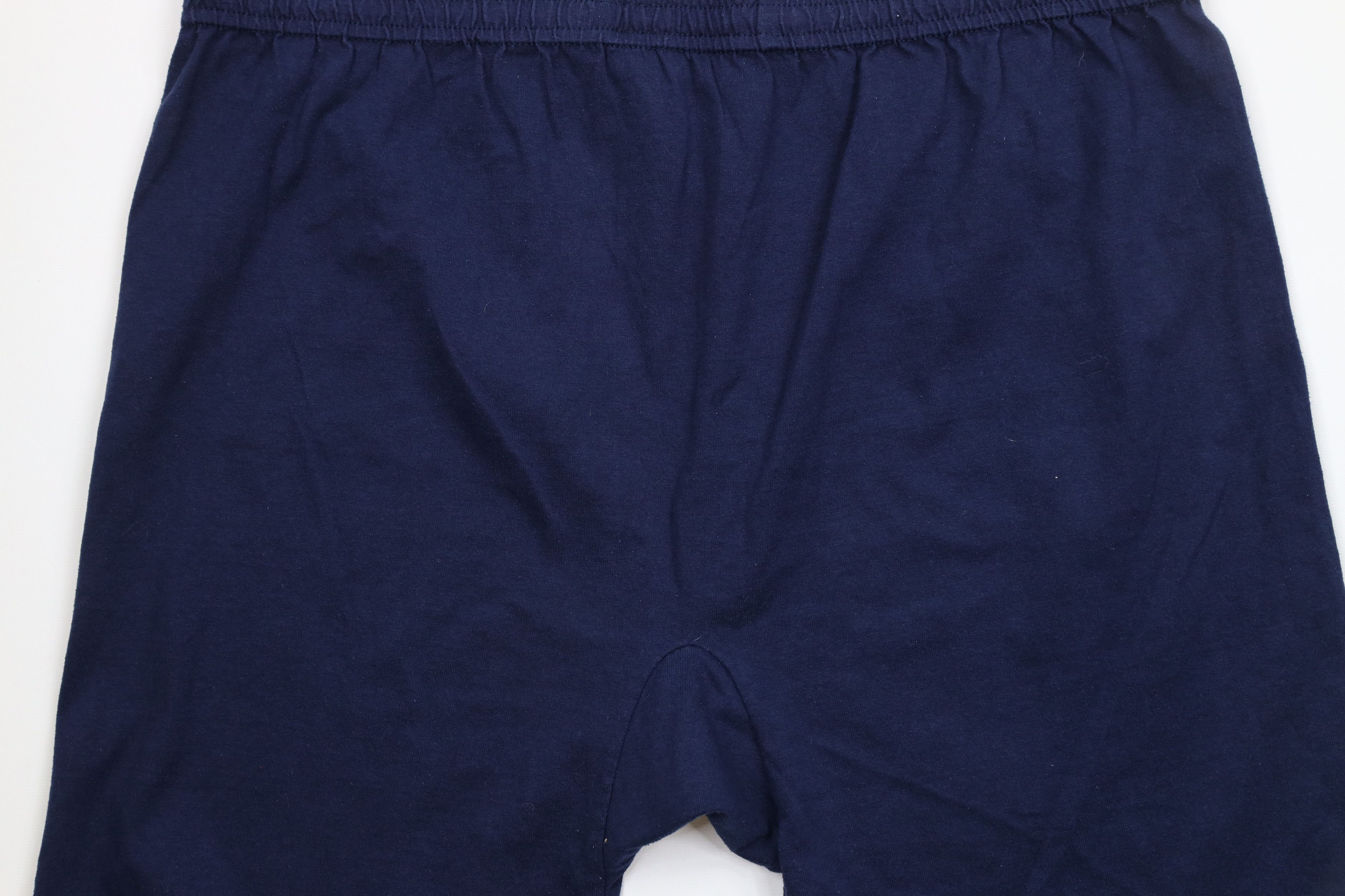 Russell Athletic × Vintage Vintage 90s Russell Athletic Above Knee Shorts Navy Blue USA Size US 36 / EU 52 - 10 Thumbnail
