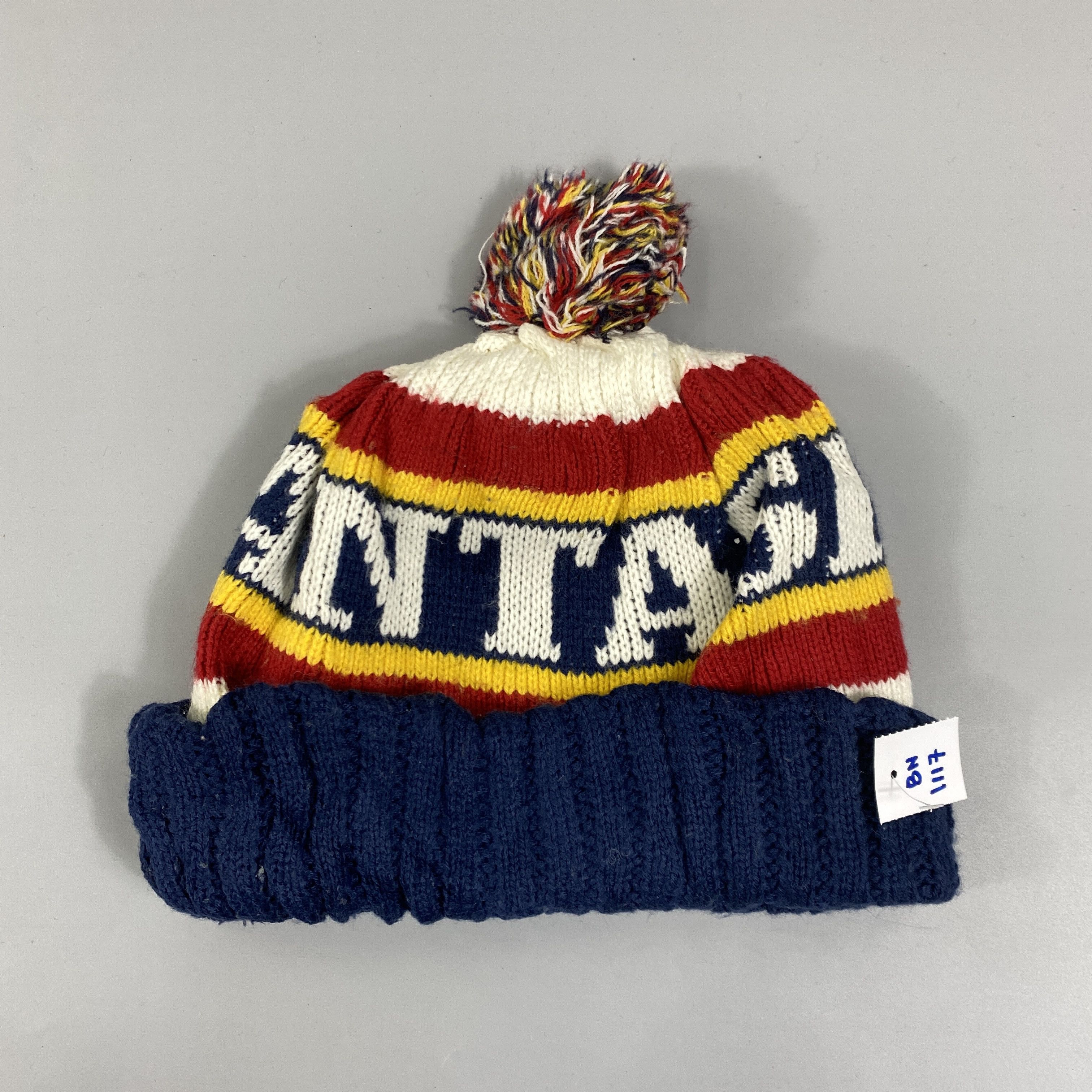 Japanese Brand Wording Multicolor Beanie Hat -BN1117 Size ONE SIZE - 6 Thumbnail