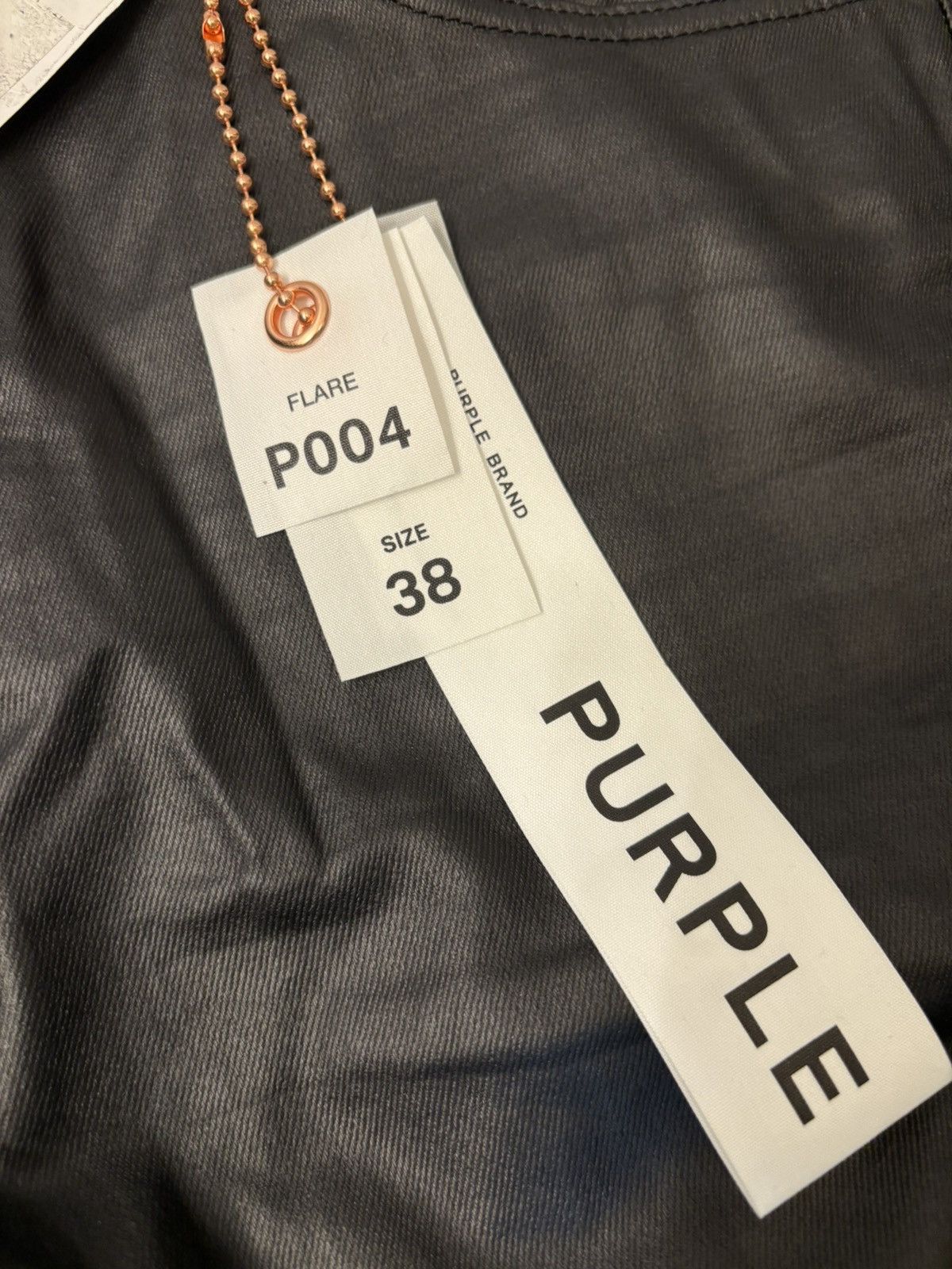 Purple Brand Purple Brand P004 Flared Leathered Denim Size 38 Size US 38 / EU 54 - 5 Thumbnail
