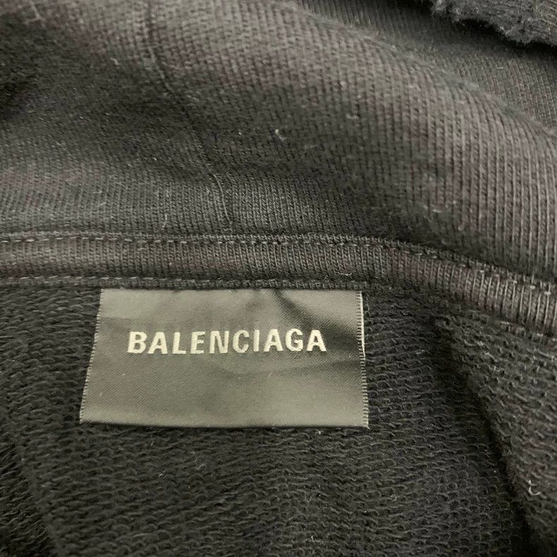 Balenciaga Balenciaga Black Graffiti Splashes Ink to Destroy Hoodie H Size US M / EU 48-50 / 2 - 6 Thumbnail