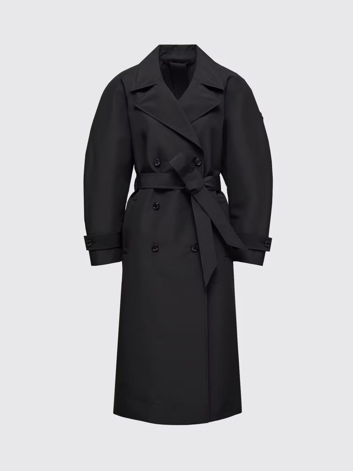 Moncler Moncler Trench Coat Woman Black Size S / US 4 / IT 40 - 1 Preview