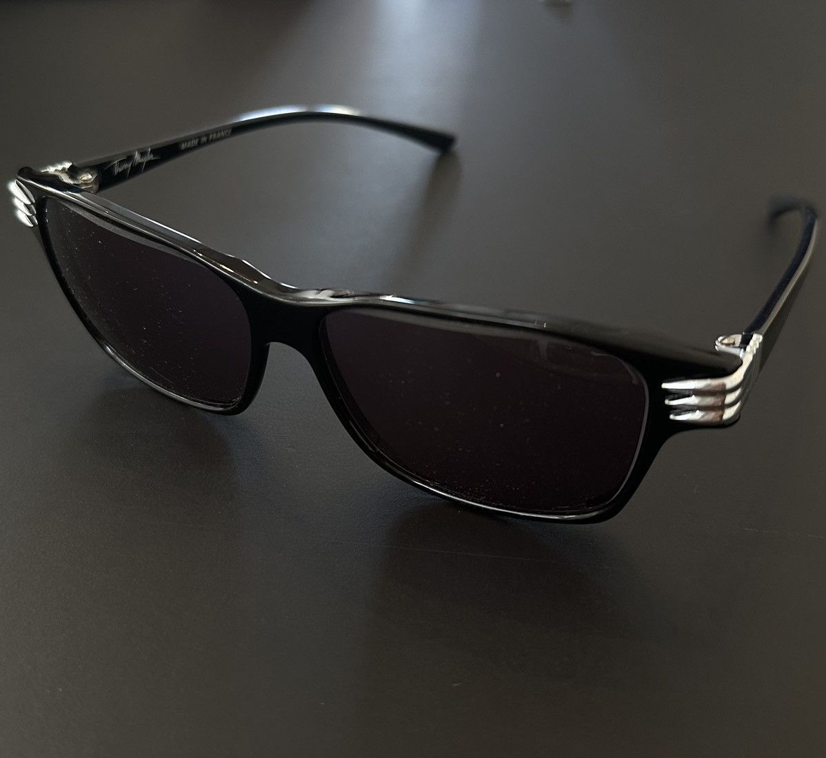 Thierry Mugler Vintage MUGLER by Thierry Mugler Rectangular Sunglasses Size ONE SIZE - 3 Thumbnail