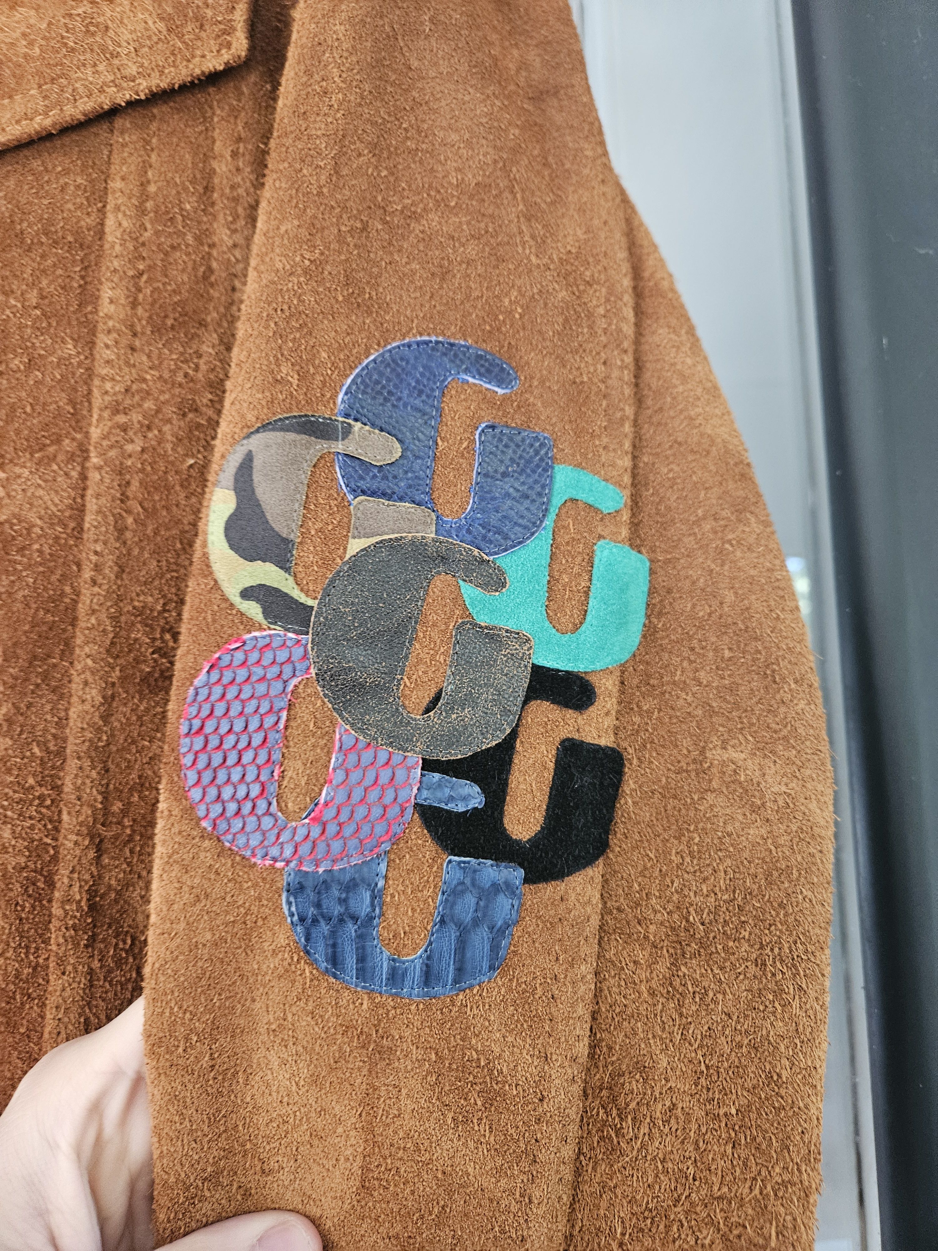 Gallery Dept. Rough Out Andy G Patch Western Beige Leather Jacket Size US S / EU 44-46 / 1 - 4 Thumbnail