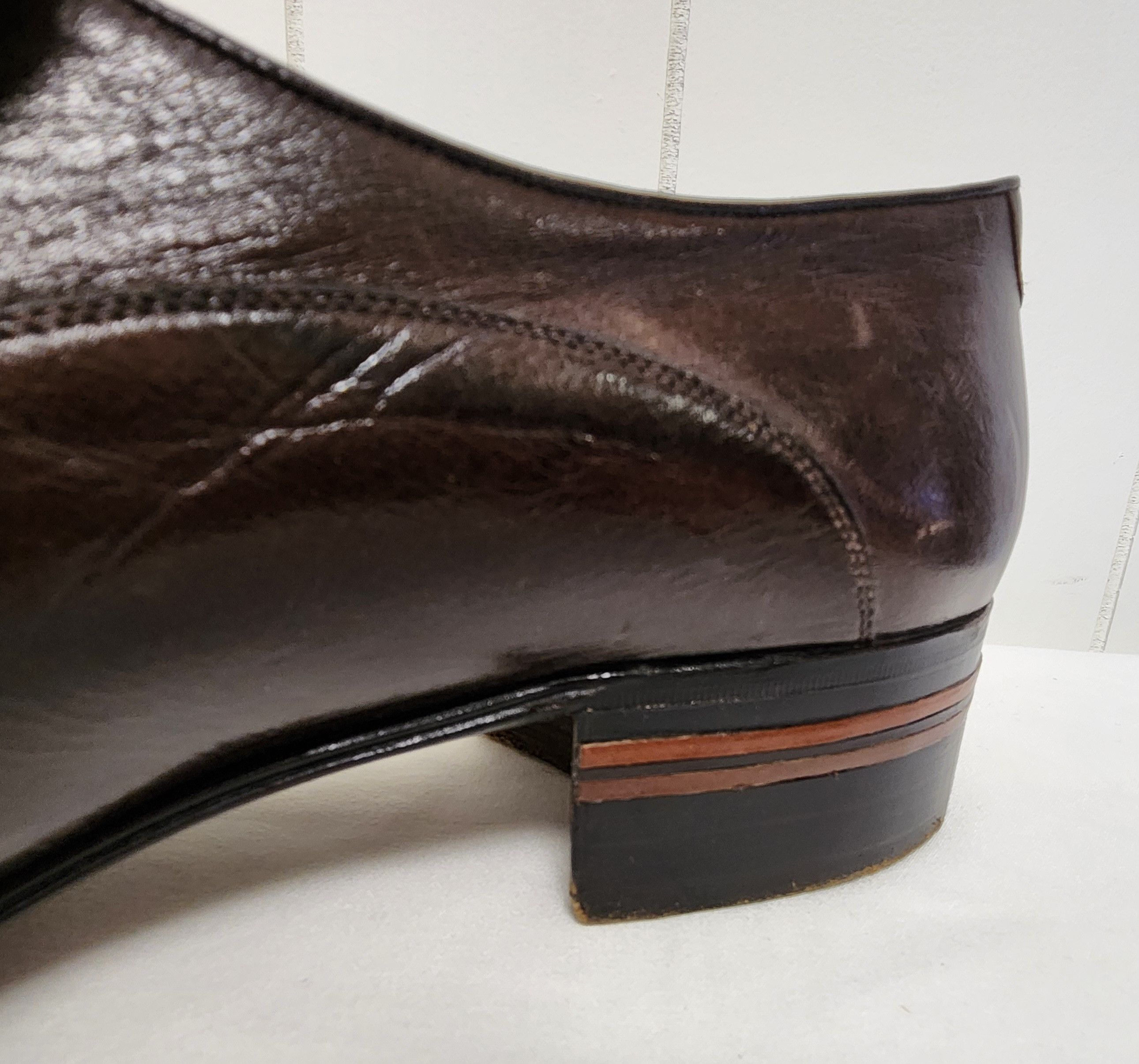 BIJAN Bijan Beverly Hills shoes 8.5 men's brown leather loafers Size US 8.5 / EU 41-42 - 3 Thumbnail