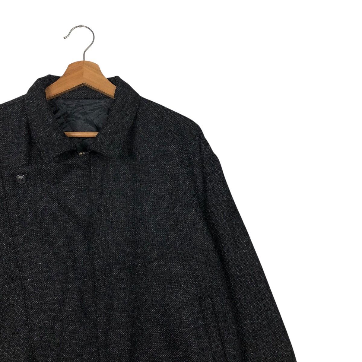 Japanese Brand 📌Vintage Wool Bomber Jacket Unbranded Issey Miyake Size US M / EU 48-50 / 2 - 7 Thumbnail