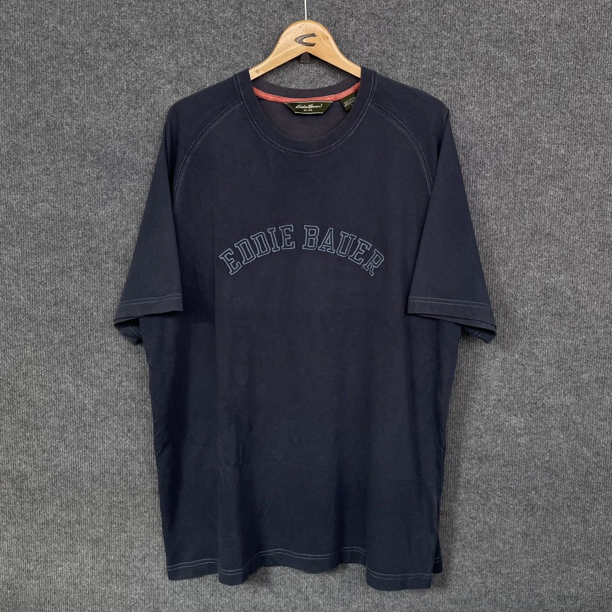 Eddie Bauer × Vintage Vintage Y2K Eddie Bauer Embroidery Spell Out T Shirt Size US XL / EU 56 / 4 - 1 Thumbnail