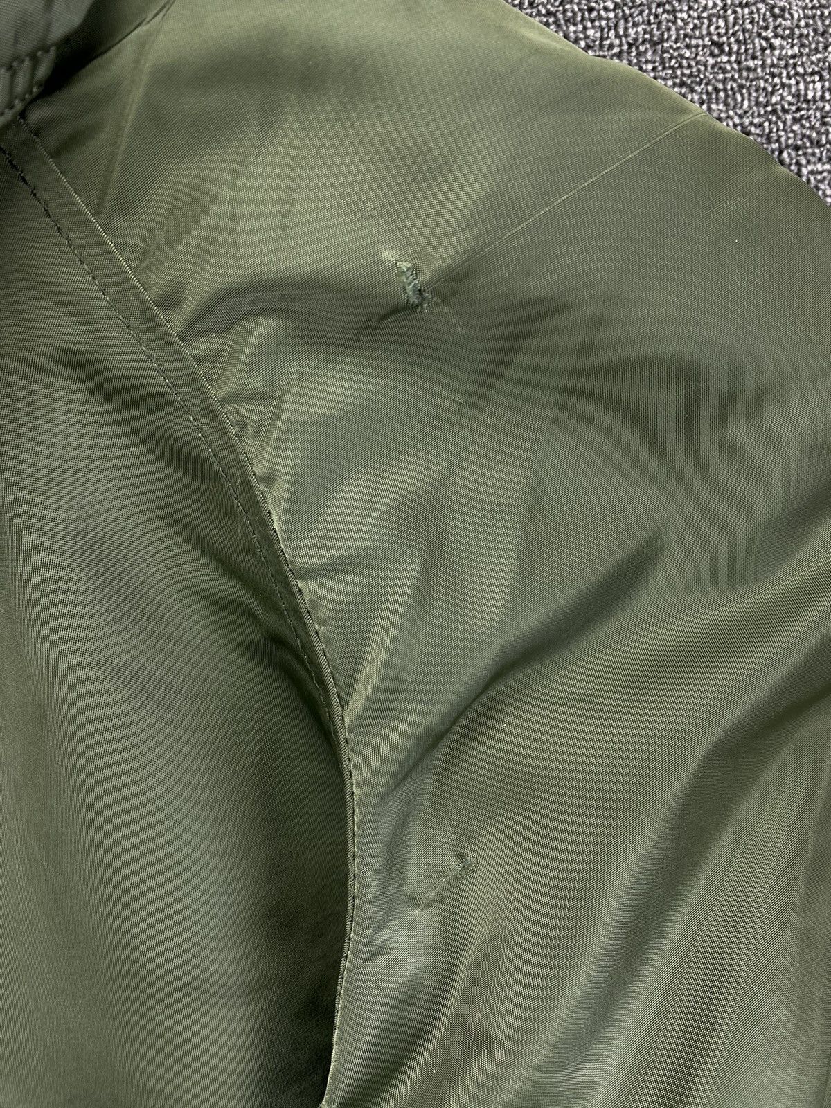 Alpha Industries Vintage 90s Alpha Industries N 3B Made in USA winter jacket Size US M / EU 48-50 / 2 - 13 Thumbnail
