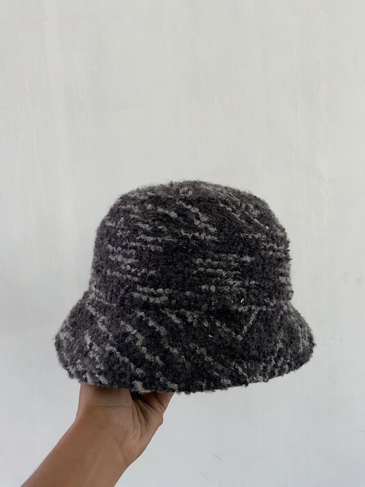 Japanese Brand Mohair Fur Bucket Hat Size ONE SIZE - 2 Thumbnail