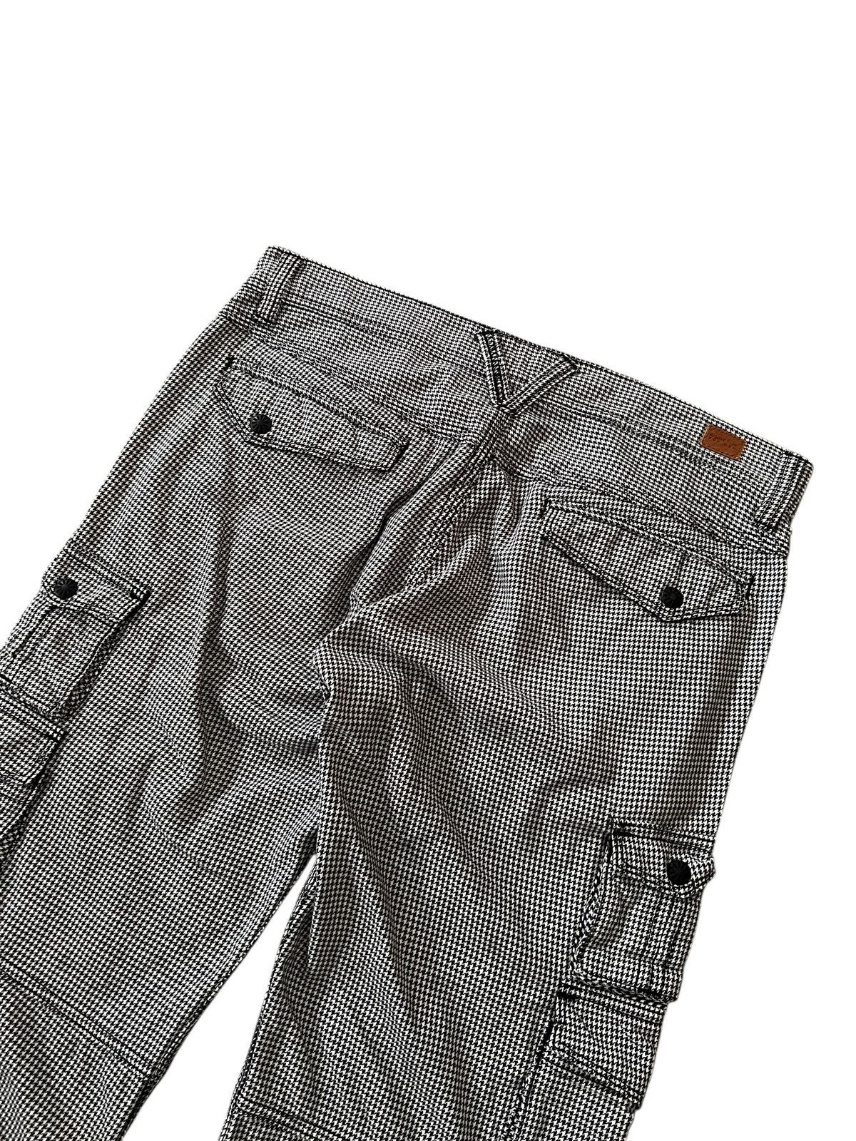 Nicole Club Nicole Club For Men Houndstooth Flare Cargo Pants Size US 35 - 5 Thumbnail
