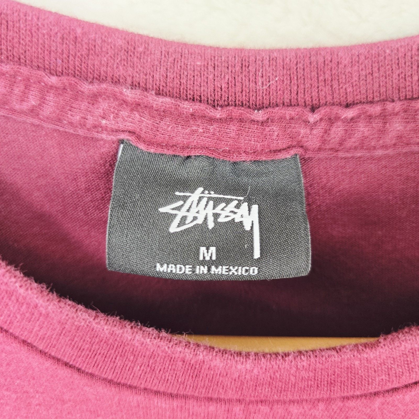 Stussy Stussy Wave Shirt Mens Medium Red Big S 80 Surf Double-sided Size US M / EU 48-50 / 2 - 4 Thumbnail