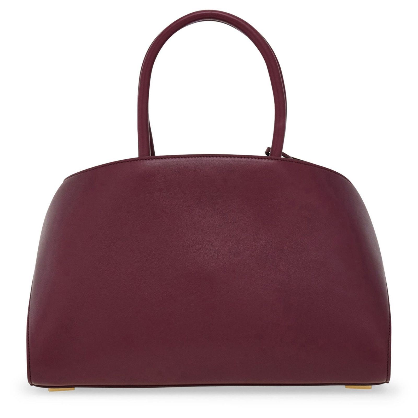 Salvatore Ferragamo FERRAGAMO Hug Medium Plum Leather Top Handle Bag New Size ONE SIZE - 3 Thumbnail