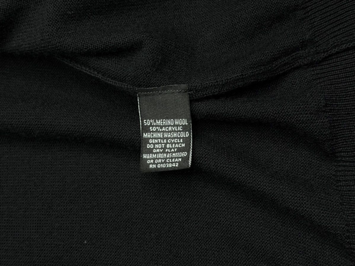 Neiman Marcus Neiman Marcus Mens Black Merino Wool Blend Zip Hoodie Size L Size US L / EU 52-54 / 3 - 6 Thumbnail