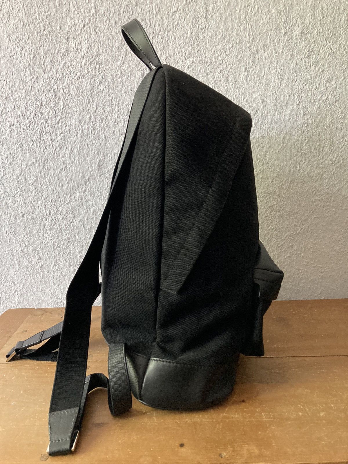 Balenciaga Balenciaga Leather Appliquéd Canvas Backpack Size ONE SIZE - 13 Thumbnail