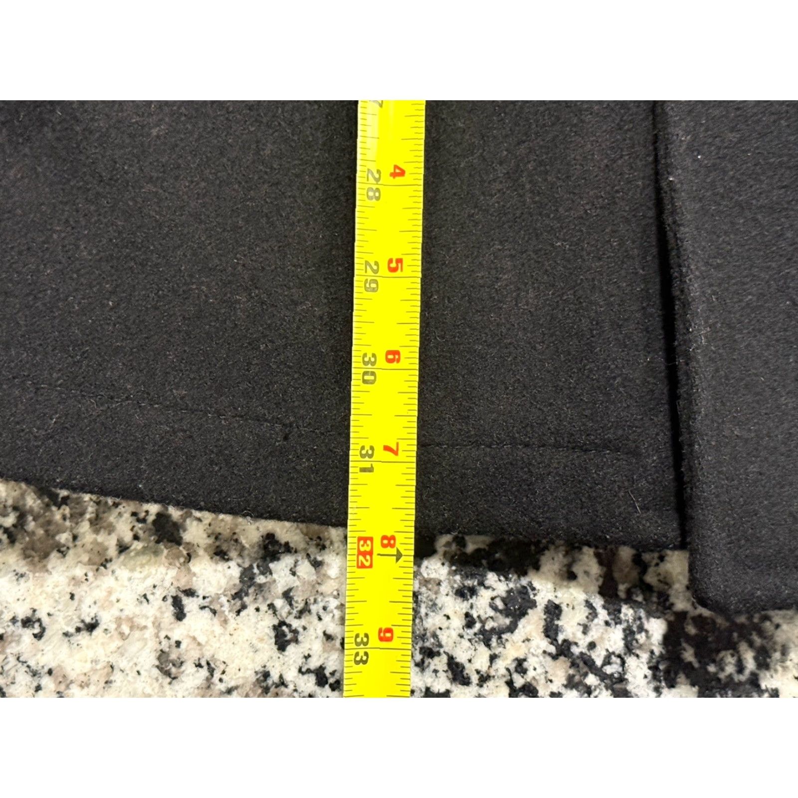 J.Crew J.Crew Peacoat Mens Large Tall Black Bayswater Stadium Cloth Wool Coat Size US L / EU 52-54 / 3 - 3 Thumbnail
