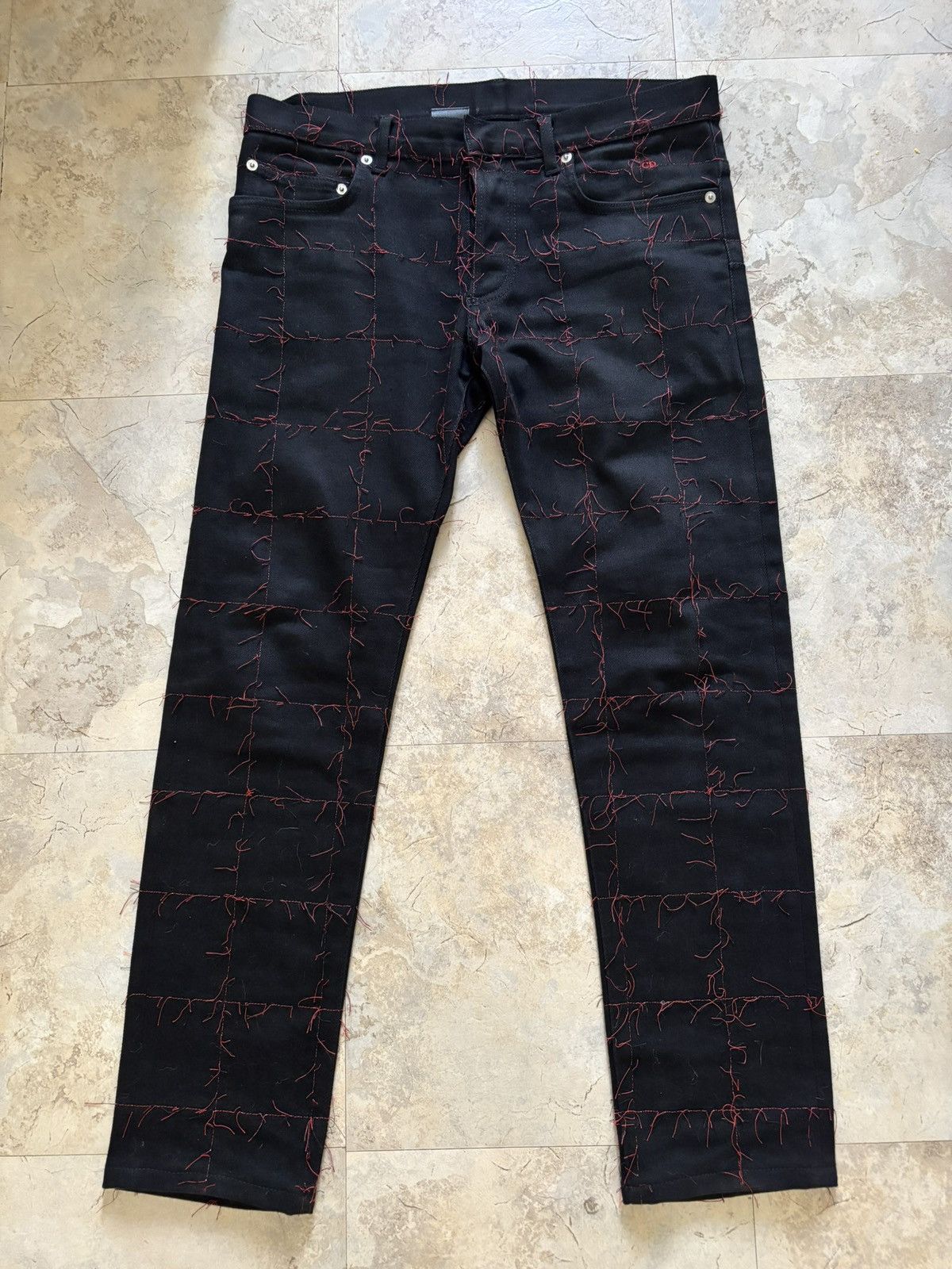 Dior Dior Homme 2017 SS/2017 Exposed Stitch Denim Size US 30 / EU 46 - 1 Thumbnail