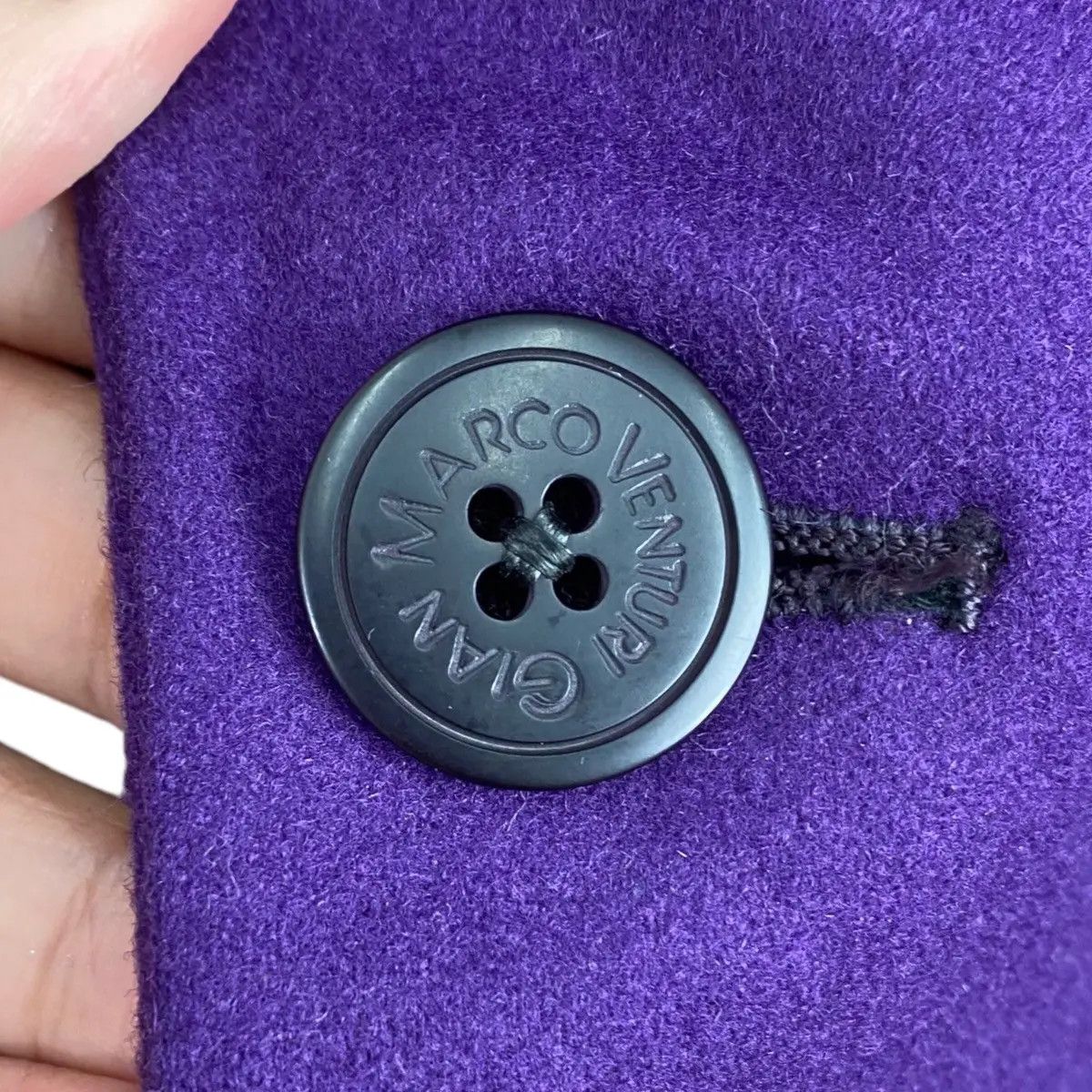 GianMarco Venturi Vtg GIAN MARCO VENTURI Made In Italy Purple Blazer 2 Button Size 40R - 7 Thumbnail