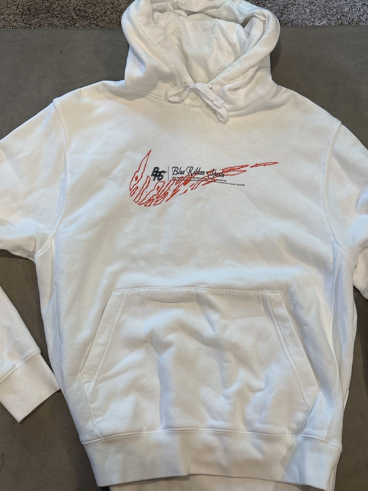 Nike Vintage Nike x Blue Ribbon Sports Hoodie Size US S / EU 44-46 / 1 - 2 Thumbnail
