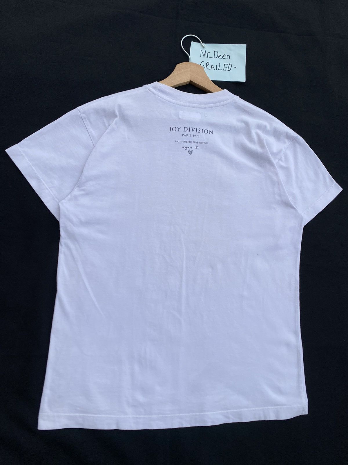 agnes b. Vintage Agnes B. x Joy Division Rare Printed Tshirt Size US L / EU 52-54 / 3 - 14 Thumbnail