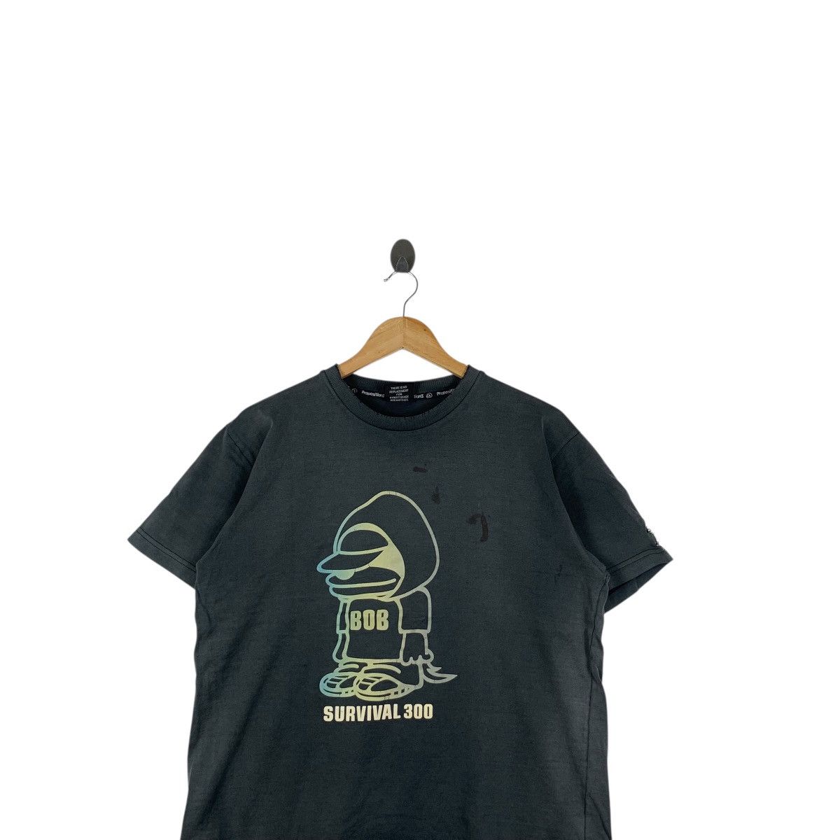 Vintage Vintage PROPOTION II SURVIVAL BOB Y2K Thrashed Tee Shirt Size US L / EU 52-54 / 3 - 2 Thumbnail