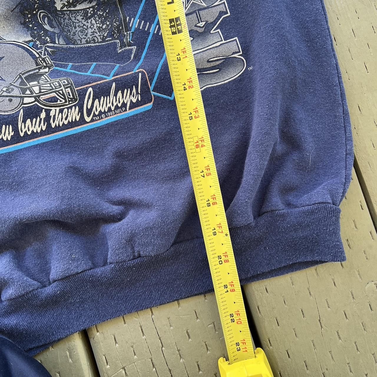 NFL Vintage Dallas Cowboys Sweatshirt Blue Crewneck NFL 90s Size US XXS / EU 40 - 6 Thumbnail