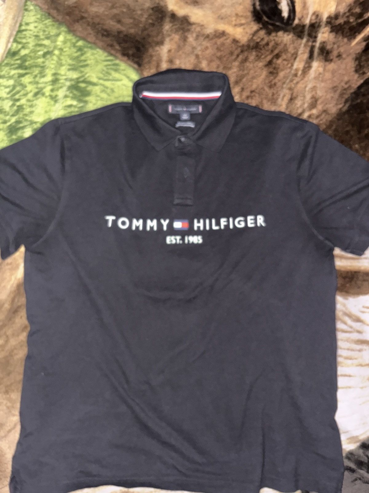 Tommy Hilfiger Tommy Hilfiger black POLO Size US L / EU 52-54 / 3 - 1 Thumbnail