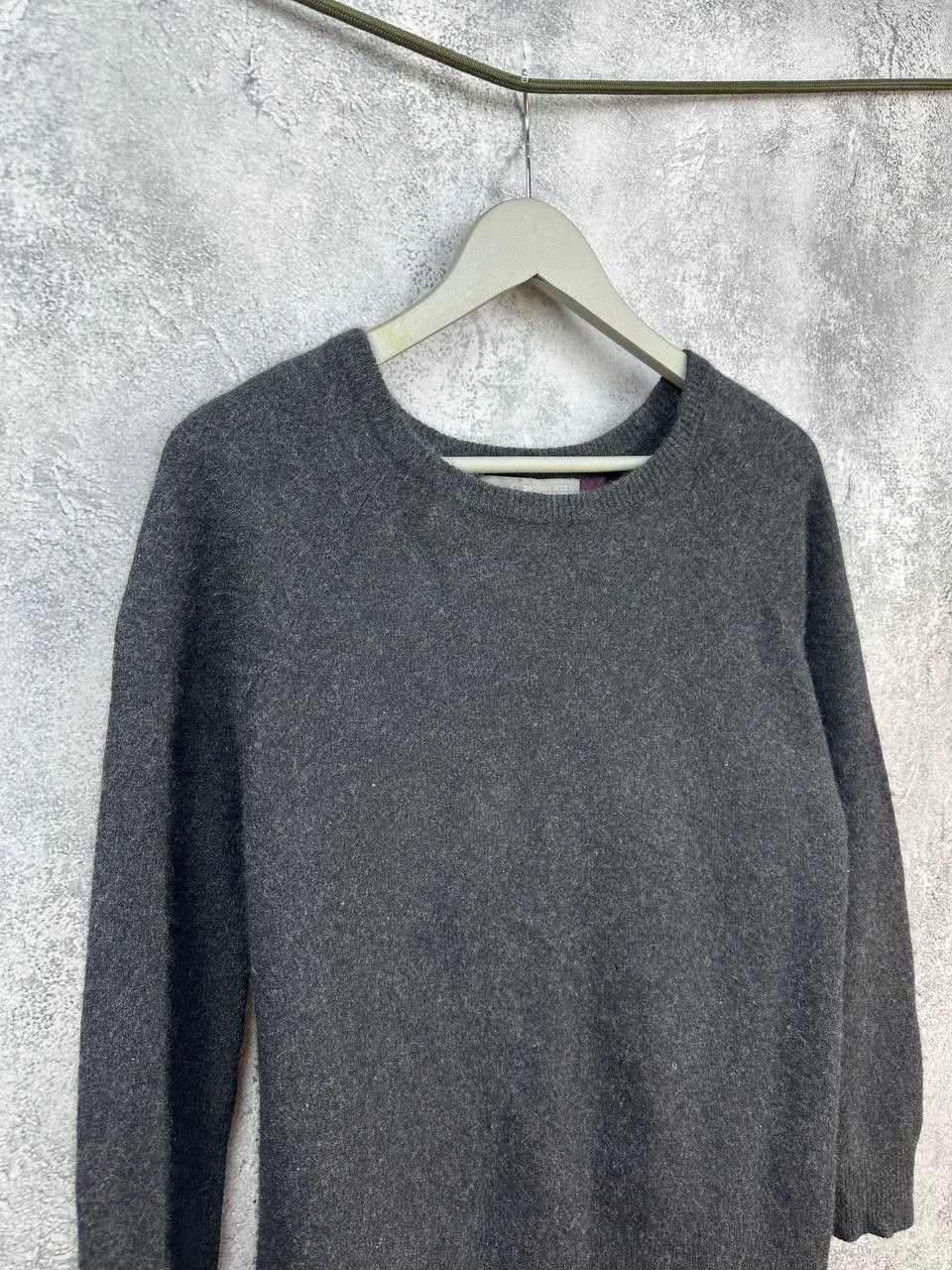 360Cashmere 360Cashmere Charcoal 100% Cashmere Heathered Sweater Relaxed Size S / US 4 / IT 40 - 3 Thumbnail
