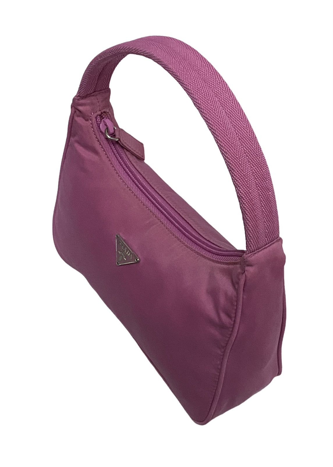 Prada Vintage Prada Tessuto Nylon Mini Hobo Shoulder Bag Size ONE SIZE - 5 Thumbnail