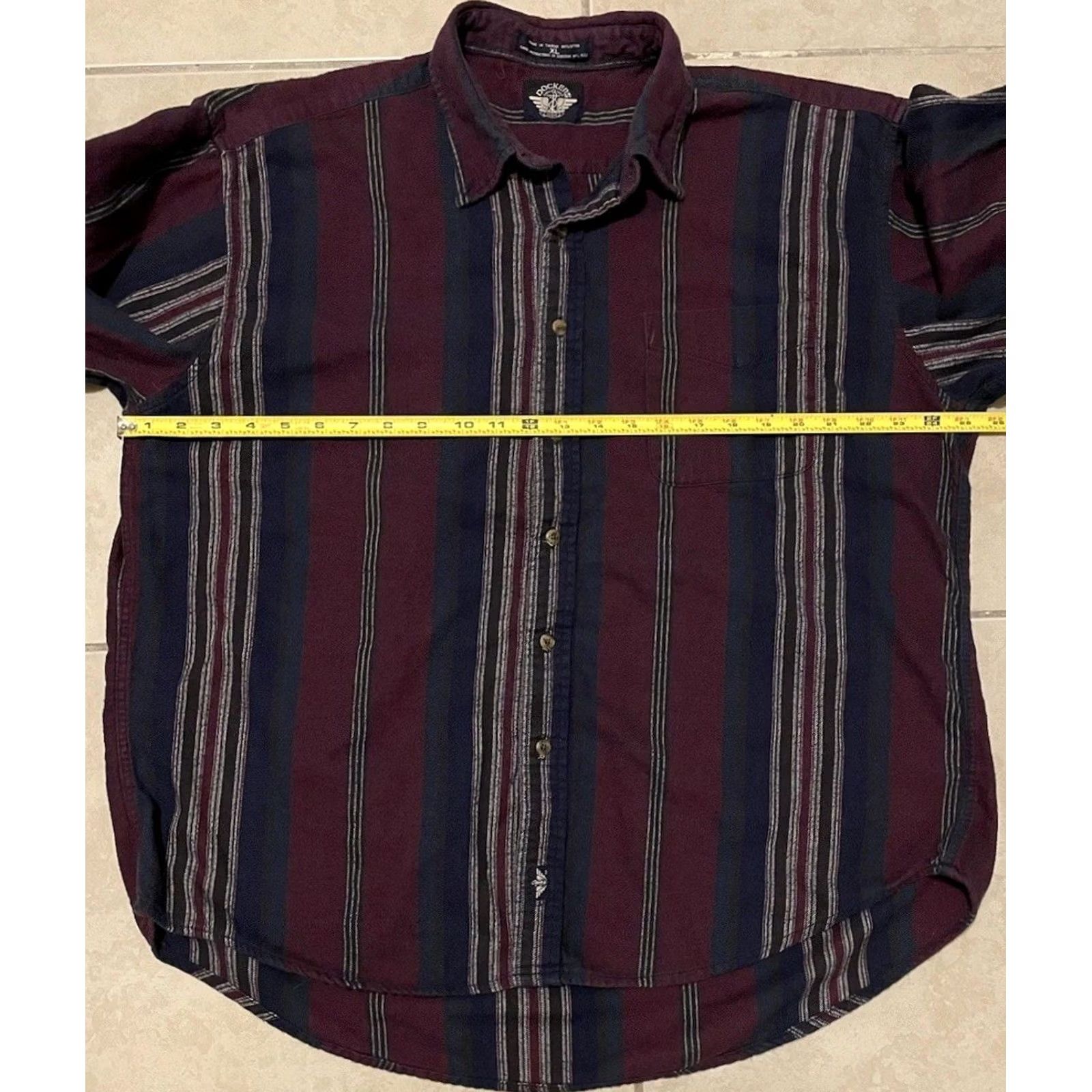 Gotcha VINTAGE 90s Striped Faded Button-Up Shirt XL Red Surf Skate Beach Grunge AOP Vaporwave Gotcha OP Mens Shirt Size US XL / EU 56 / 4 - 4 Thumbnail
