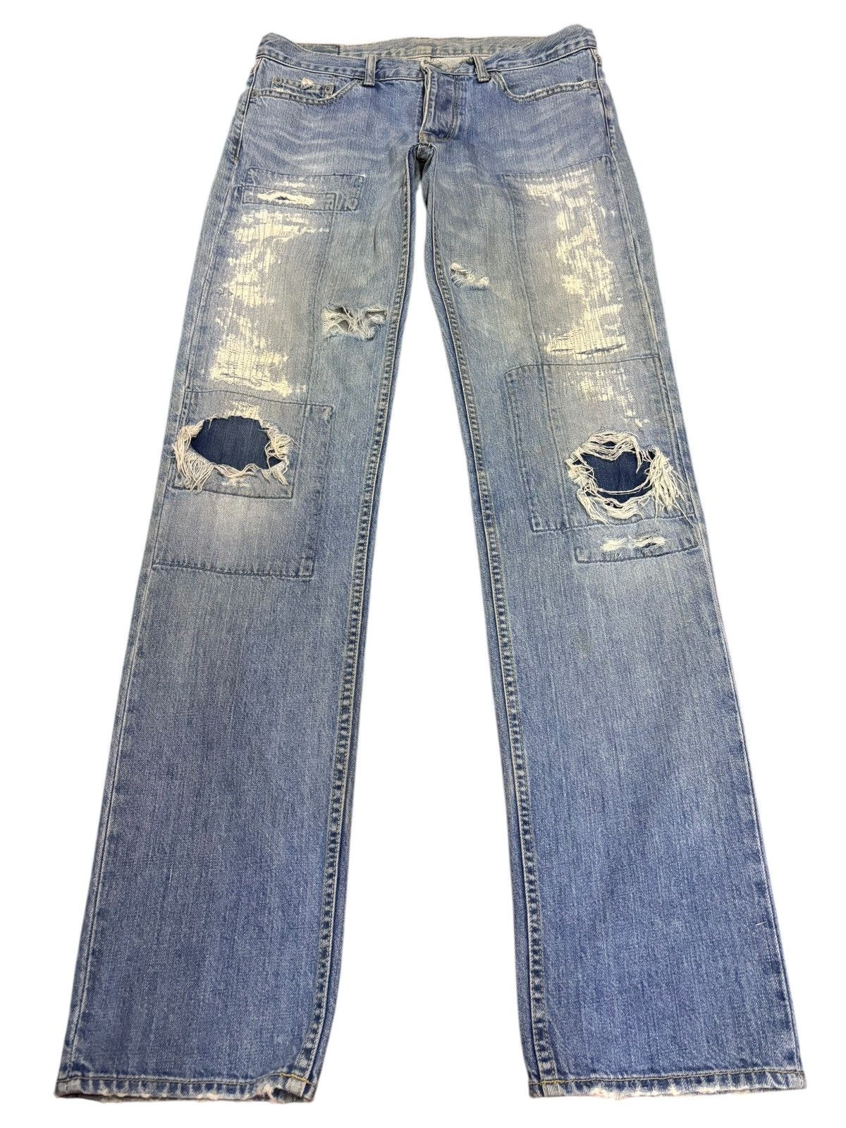 Hysteric Glamour Vintage Kinky Hysteric Glamour Distressed Patchwork Jeans Size US 31 - 1 Thumbnail