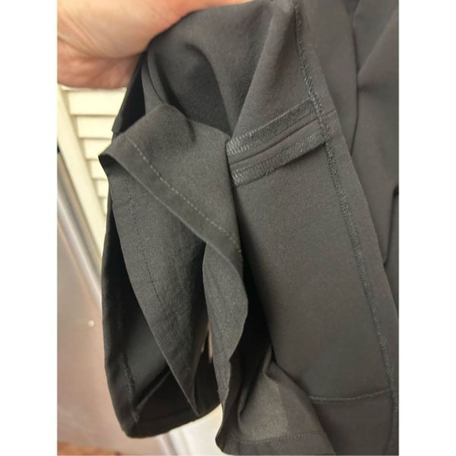 Madewell MADEWELL Anywhere Fit & Flare Black Dress, Sz 0, MSRP $148 Size XS / US 0-2 / IT 36-38 - 7 Thumbnail