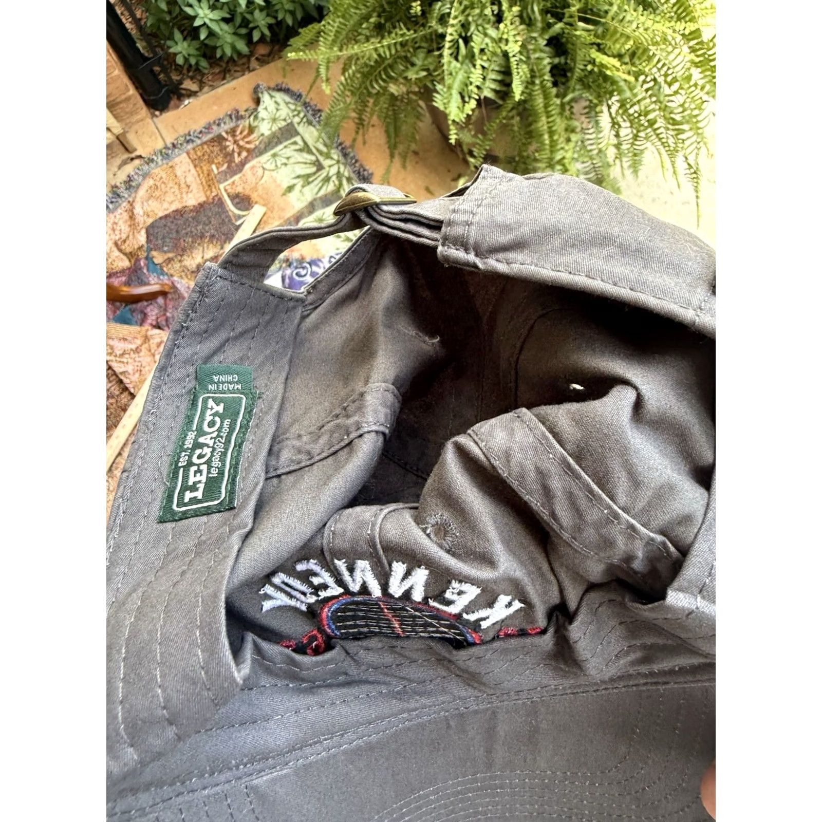 Our Legacy LEGACY Kennedy Space Center Baseball Cap Hat NASA Grey Space Legacy Size ONE SIZE - 4 Thumbnail