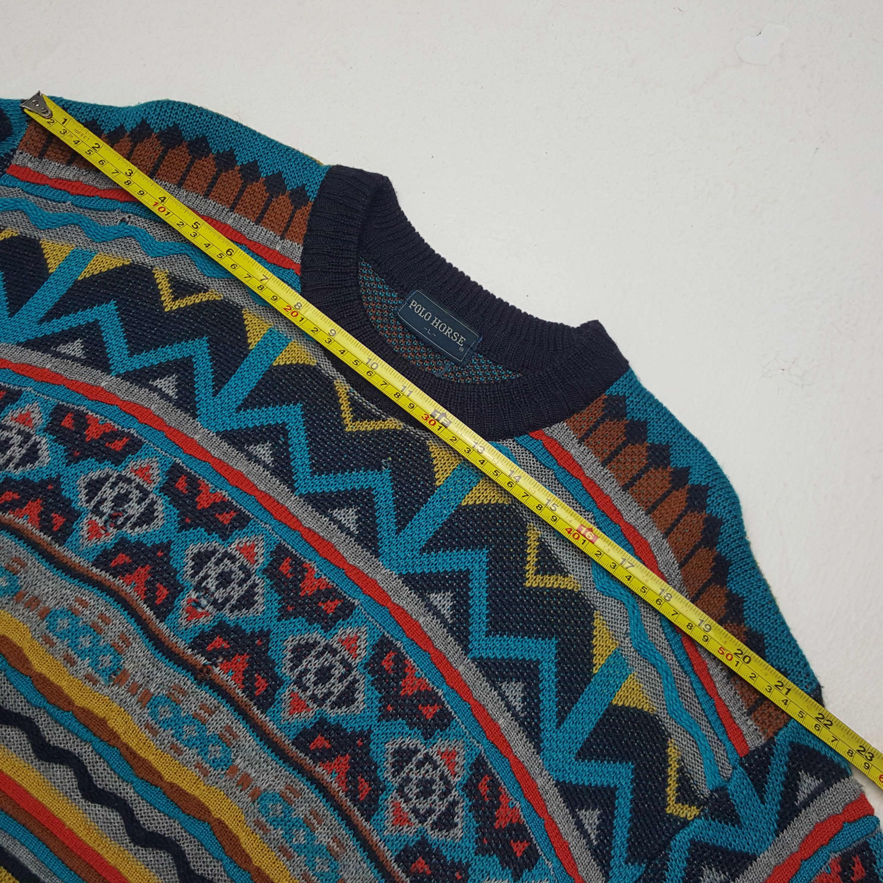 Designer × Vintage Vintage Polo Horse Knitwear Sweatshirt Size US M / EU 48-50 / 2 - 5 Thumbnail