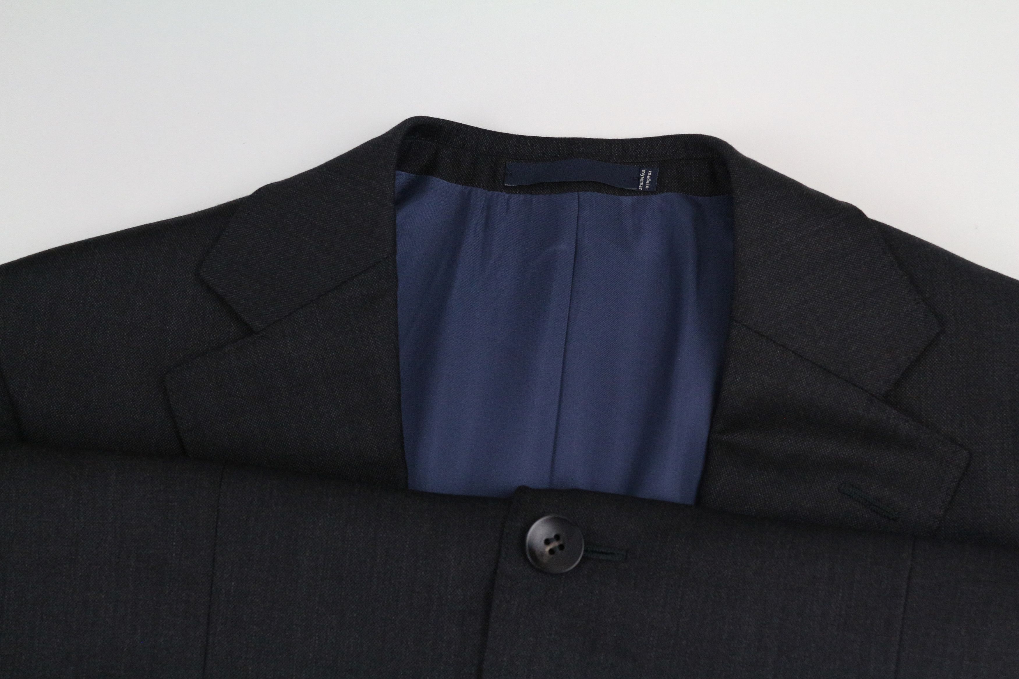 Suitsupply NAPOLI UK36R Wool Super 110's Grey Suit 61152 Size 36R - 8 Thumbnail