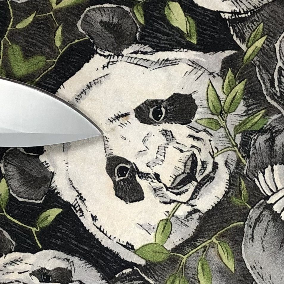 WWF 90s WWF Silk Japan Vera Companies Panda Scarf Wrap Size ONE SIZE - 13 Thumbnail