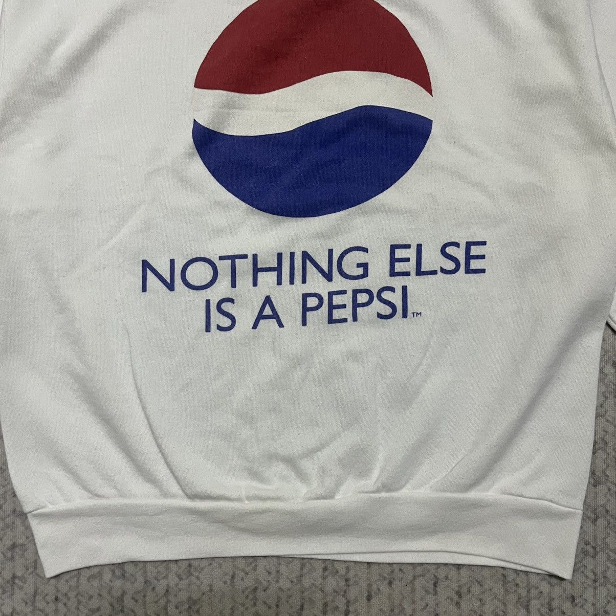 Pepsi Rare Vintage Pepsi ‘Nothing Else is a Pepsi’ Sweatshirt Size US L / EU 52-54 / 3 - 4 Thumbnail