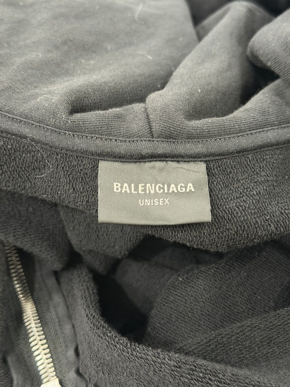 Balenciaga *RARE* Balenciaga AW22 Size Sticker Zip Hoodie Size US M / EU 48-50 / 2 - 10 Thumbnail