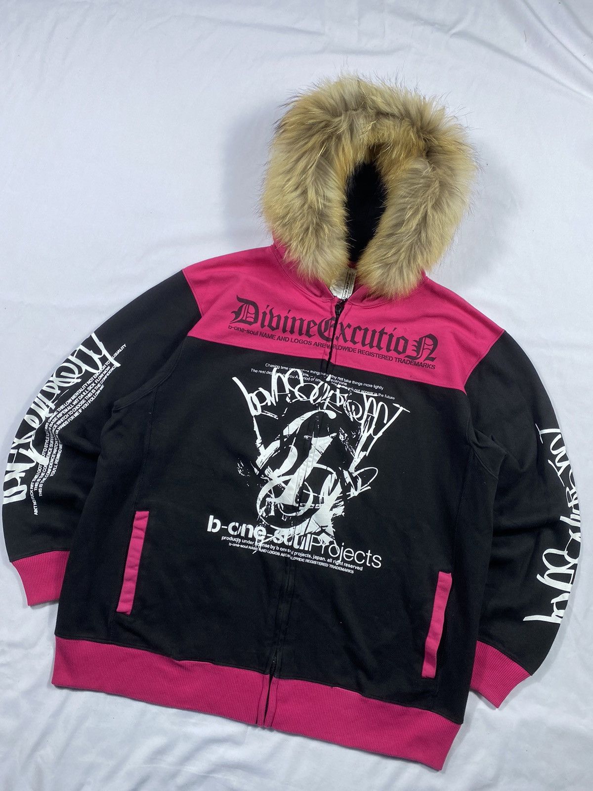 20471120 Japanese B-One-Soul Projects zip fur hoodie lgb ifsix style Size US L / EU 52-54 / 3 - 2 Thumbnail