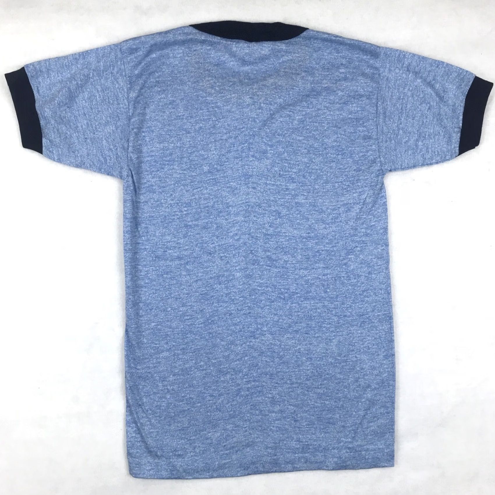 Vintage VINTAGE NOS 80s BLANK BLUE RAYON TRI-BLEND RINGER T-Shirt XS Men Blue 80s 90s Mens XS T-Shirt Regular Crew Neck Short Sleeve Vintage Size US XS / EU 42 / 0 - 5 Thumbnail